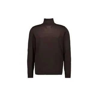 Strellson Herren Rollkragenpullover braun unifarben, braun, Herbst/Winter 2025/2026