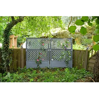 KHW Rankgitter 100 x 140 cm Grau