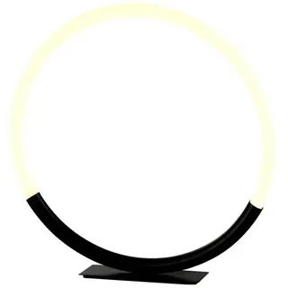 LQWELL LED Tischleuchte Modern Tischleuchte LED Lampe Nachttischlampe Innenbeleuchtung, LED fest integriert, warmweiß-kaltweiß(3000K), Metall Schreibtischlampe Esstischlampe, Nachttischleuchte, für Schlafzimmer Esszimmer Bibliothek Museum Studio Büro Bar Geschäft schwarz TL-C