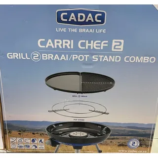 Cadac Carri Chef 2 Grill2Braai / Pot Stand Gasgrill Camping Grill 50 mbar NEU