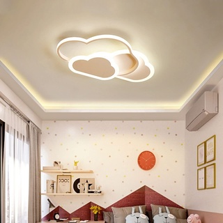 SanBouSi Kreative Wolken LED Deckenleuchte, Kinder Deckenleuchte Dimmbarer 3000-7500K Kinderzimmerlampe für Kinderzimmer, Babyzimmer, Mädchen, Jungen Schlafzimmer