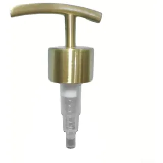 HEIBTENY Seifenspender Pumpkopf Seifenpumpe Hand Shampoo Flaschen Pumpenkopf Aus 304 Edelstahl Badezimmer Presskopf Für Küche Badezimmer Worktop Seife Shampoo Duschgel(Gold)