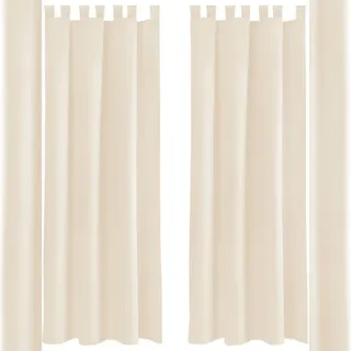 BestLivings Dekoschal Schlaufen 140 x 225 cm Beige