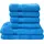 Siena Handtuch 6 x 50 x 100 cm azur