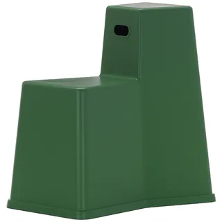 Vitra Stool-Tool Stuhl-Tisch-Kombination in industriegrün