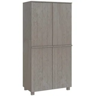 vidaXL Drehtürenschrank 89 x 180 x 50 cm hellgrau