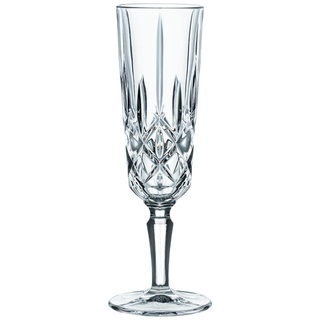 Spiegelau & Nachtmann, 6-teiliges Champagnergläser-Set, Sektgläser aus Kristallglas, 155 ml, Noblesse, 104896