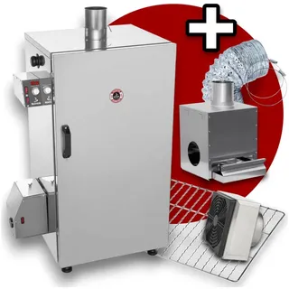 colomi Räucherofen Borniak BBDS 150 SET - automatische Raucherzeugung, elektron. geregelt, 2015,00 W, Spar-Set, Räucherofen, Smoker
