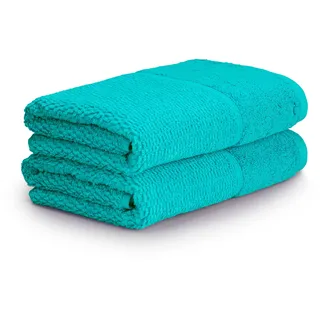 Frottana Pearl Handtuch 50 x 100 cm aus 100% Baumwolle, Ocean 2er Set