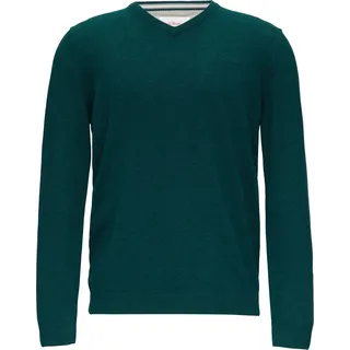 s.Oliver Strickpullover mit Logo-Stickerei - petrol - L