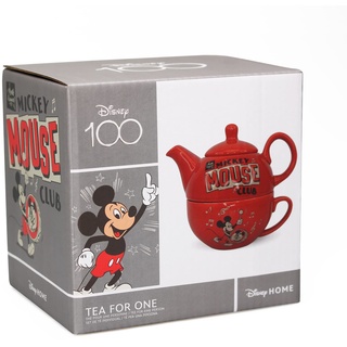 Disney Mickey Mouse Tea for One Set - Teeset - Teetasse - Disney Teekanne - Disney Home - Eine Tasse Teekanne - Mickey Mouse Küchenzubehör