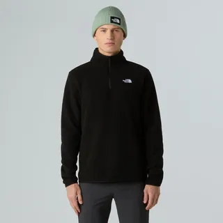 The North Face Glacier Fleece 1/4 Zip Pullover Schwarz M
