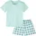 Pyjama 146/152 kariert Baumwolle kariert Pyjama kariert Baumwolle
