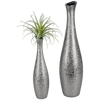 formano Bodenvase Helsinki silberfarben