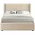 140 x 200 cm Beige mit Matratze H3