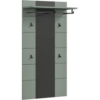 xonox.home Garderobenpaneel Canu 80 x 141 x 29 cm Basalt grau