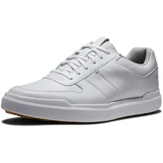 FootJoy Contour CasualGolfschuh für Herren, Weiß, Weiß, Grau, 42) EU - 42 EU