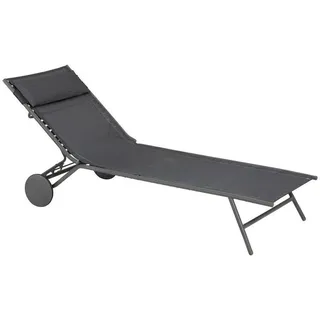 Lafuma Miami II Sonnenliege 198 x 70 x 30 cm Grau