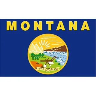 2 x Montana Kühlschrankmagnet, USA, 2 x Montana, magnetisch, 6 x 3,5 cm