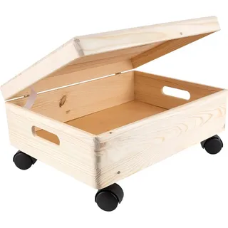 Creative Deco Holzkiste 40 x 30 x 14 cm 1-tlg. natur