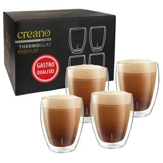 Creano Teeglas doppelwandig 0,4 l 4 St.