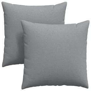 vidaXL Sofakissen 80 x 80 cm Hellgrau