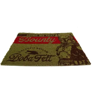 Star Wars Fußmatte (Bring Me that Bounty-Design), Kokosfaser, Außen- und Innenfußmatte, 40 cm x 60 cm, Geschenke für Männer und Frauen, offizielles Lizenzprodukt