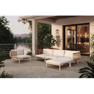 OUTFLEXX Gartenlounge-Set weiß