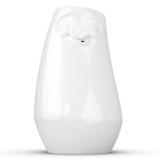 FIFTYEIGHT PRODUCTS / !? Tassen/Vase „Entspannt“ (Porzellan, Höhe 23 cm, Weiß, Made in Germany)