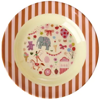 Rice Fun Fair Tiefer Teller 20 cm pink
