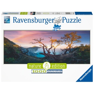 Ravensburger Puzzle - Schwefelsäure See Am Mount Ijen  Java - Nature Edition 1000 Teile