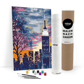 malango Malen nach Zahlen - New York im Herbst - 60 x 40 cm - ohne Rahmen