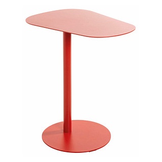 HAKU Möbel Beistelltisch Metall rot 53,0 x 38,0 x 60,0 cm