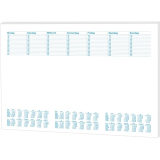 RNK Verlag Schreibtischunterlage Papier Notiz-Schreibtischunterlage / Größe: 48x33cm / 30 Blatt