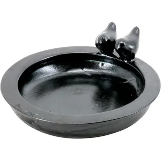 Vogeltränke Keramik D33H10,9cm anthrazit