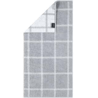 Badematte TWO-TONE PLATIN (BL 50x80 cm) BL 50x80 cm grau Badteppich Badvorleger Duschvorleger Duschmatte Badeteppich - grau