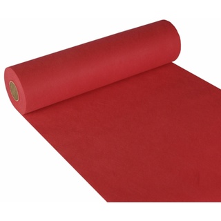 Tischläufer, stoffähnlich, Vlies soft selection 24 m x 40 cm rot