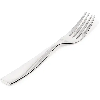 Alessi MW03/2 Dressed Tafelgabel - Edelstahl 18/10 glänzend poliert mit Reliefdekor, 6 Einheiten