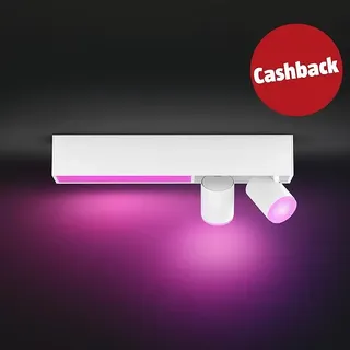 Philips Hue LED-Deckenstrahler White & Color Ambiance Centris  (53,1 W, L x B x H: 8,5 x 40,8 x 12,7 cm, Weiß, RGBW, 3 Stk.)