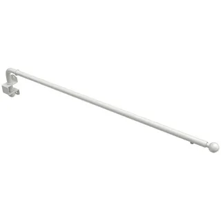 Interdeco Schwenkstange Cassina 1-läufig Ø 9 mm 100 cm Weiß