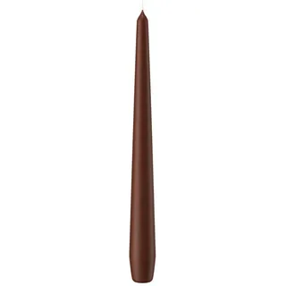 Wiedemann Kerzen Spitzkerze 250 x Ø 25 mm 12 St. Braun