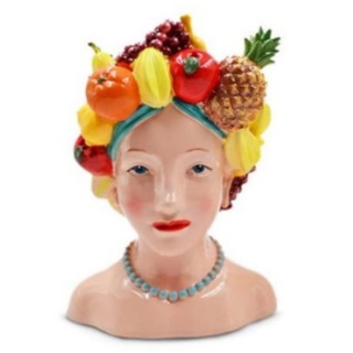 SUD IMPORT L.Frutta Head Damen Vase 35 cm A220625, wie abgebildet