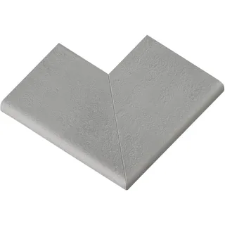 WESERWABEN® Pool- / Beckenrandsteine - Solum Perlgrau Element Außenecke 90° 49,5 x 31 x 3,2 cm Flache Steine