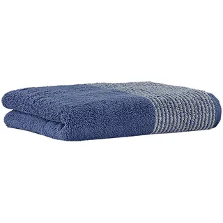 CAWÖ Luxury Home Two-Tone 590 Gästehandtuch 30 x 50 cm nachtblau