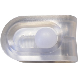 RIDDER 50600-0 50600 Duschvorhangklammer „Fix It“ zum fixieren von Duschvorhängen, transparent