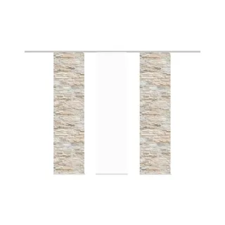 Schiebevorhang   , beige , Maße (cm): B: 60 H: 245