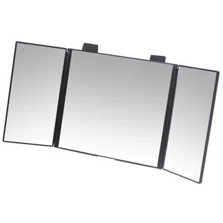 Riloer Auto Sonnenblende Spiegel, tragbares Auto Co-Pilot Sonnenblende Rückansicht Make-up Kosmetikspiegel faltbarer kosmetischer Spiegel, Autoinnen-Klebespiegel, 304 * 141mm