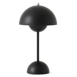 Bammare Kabellos Touch Control Tischlampe, 3 Farben Dimmbare Wiederaufladbare LED Tischlampe, Dekorative Nordeuropa Flowerpot Schreibtischlampe für Schlafzimmer Wohnzimmer Restaurant Bar
