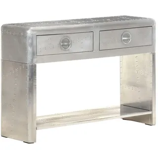 vidaXL Aviator-Sideboard 110 x 75 x 30 cm Silber