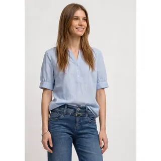 STREET ONE Kurzarmbluse blau 40